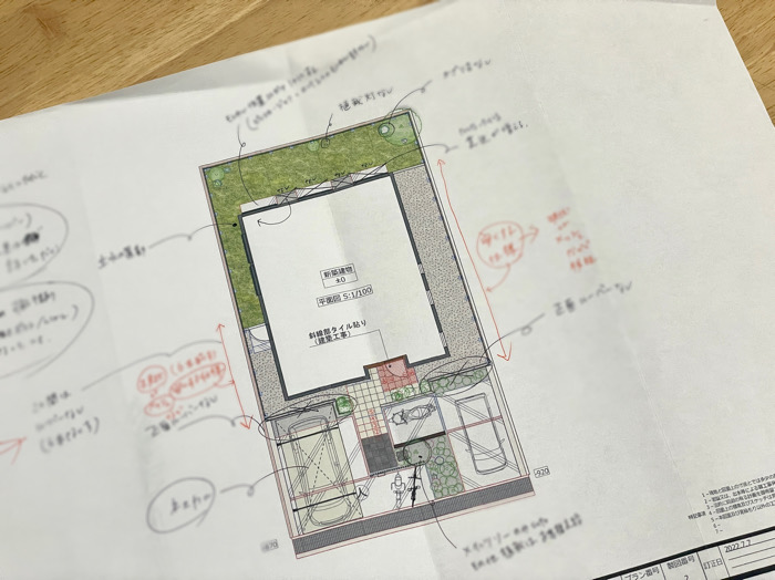 現在打合せ中の外構プラン