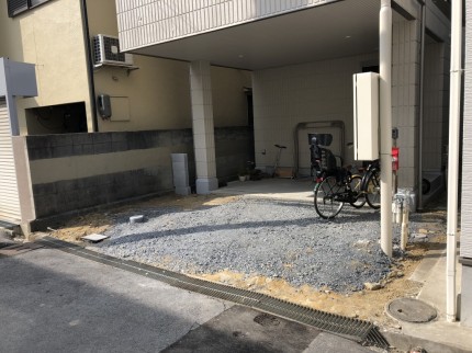 大阪府 茨木市の外構着工