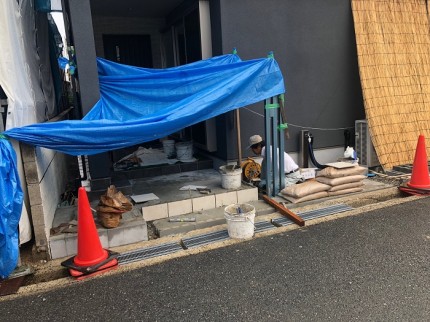 猛暑の後は秋雨