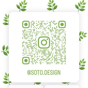 ソトデザインインスタグラムのQR コードです。