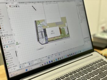 大阪 吹田市 個性あるデザイン外構プランを作成中です